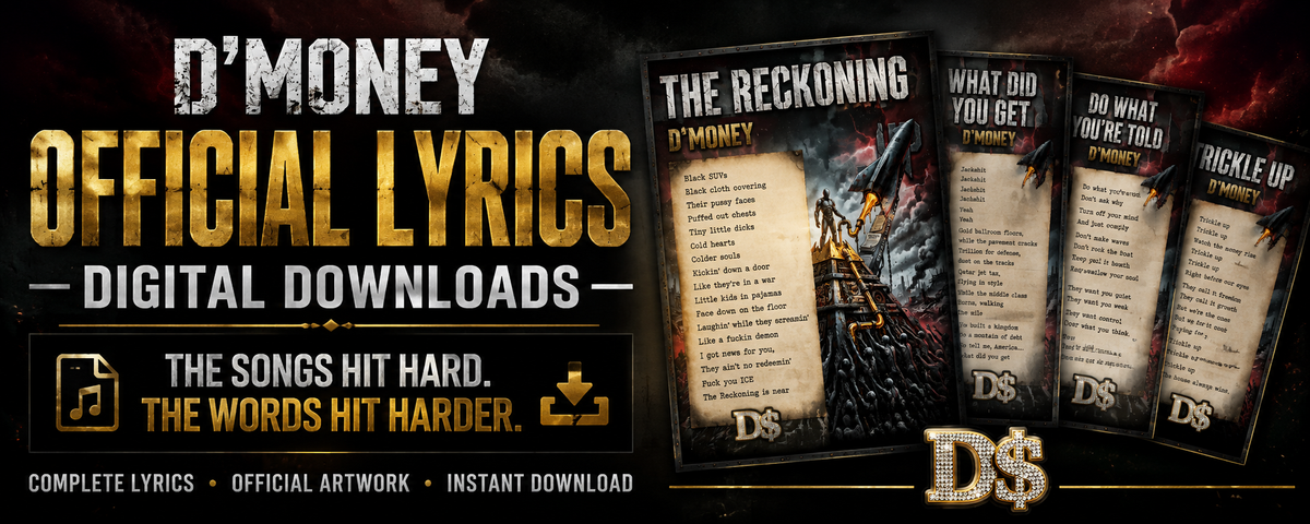 D'Money Official Lyrics Digital Downloads